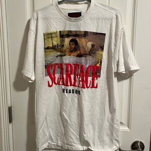 Scarface white tee Large
